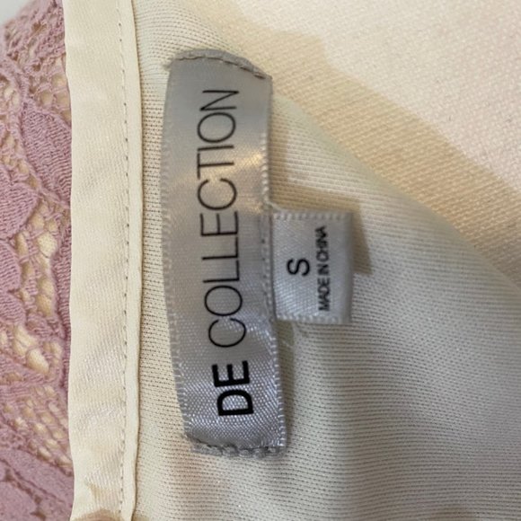 De Collection ~ Pink Lace Dress ~ Size S - Picture 4 of 5